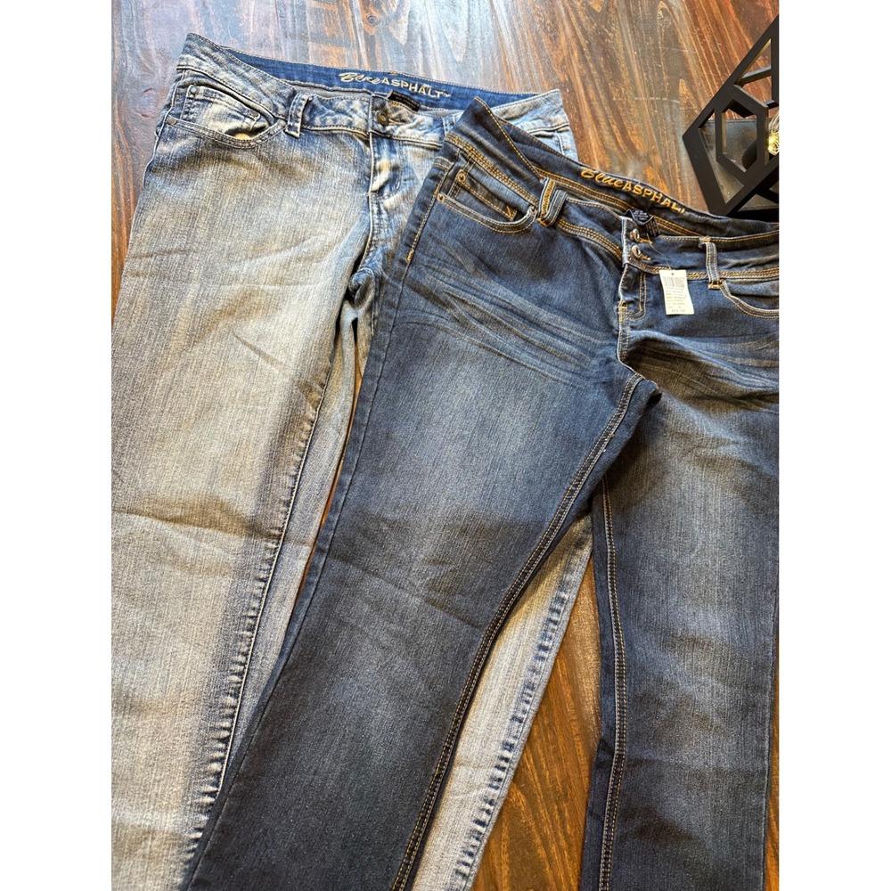 Blue Asphalt Women Jeans‎ Size 13R Regular Medium Wash Blue Denim Pants Bundle